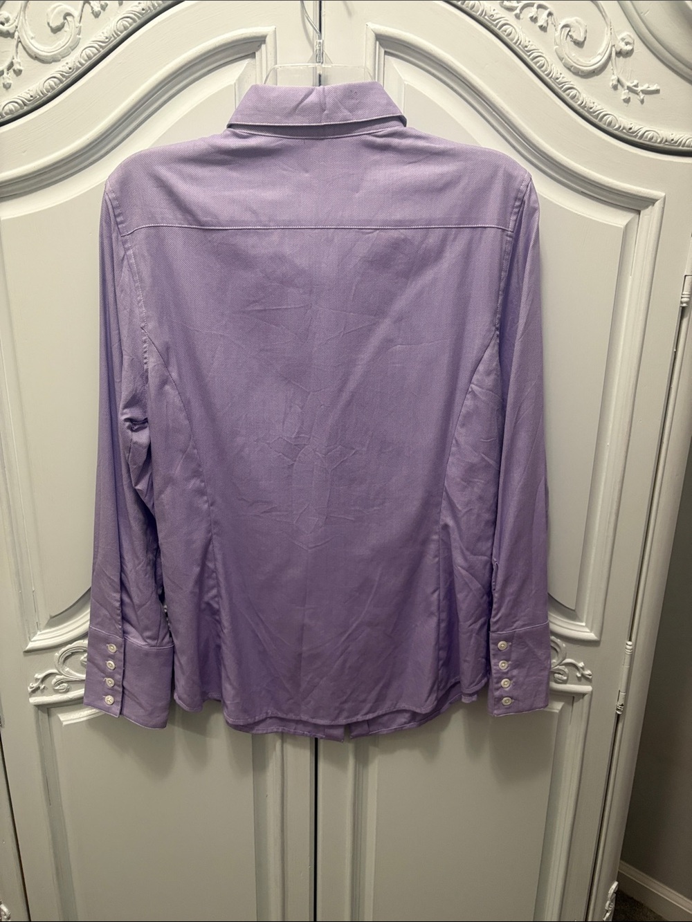 Henri-Henri La' Royale Pink and Purple - Long-Sleeve Button Down Shirts - Large - Picture 11 of 15